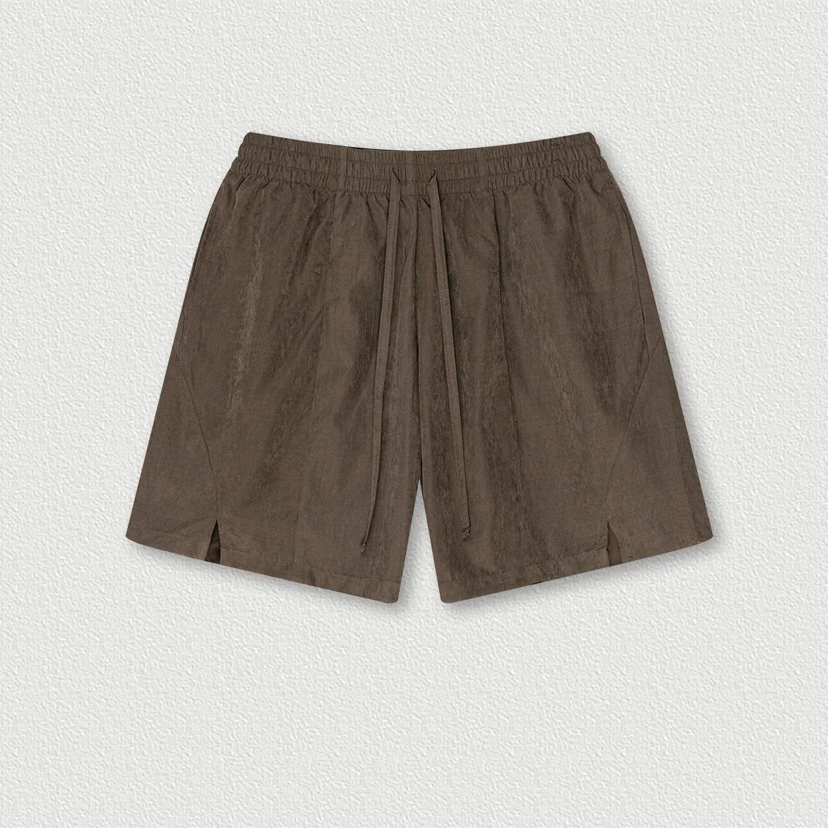 160 Grams Custom logo American Fashion Brand Satin Beach Fabric Pants Waterproof Quick-drying Casual Shorts for Men