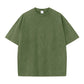 100% Cotton 230G Vintage Snowflake Point Solid Color T-Shirts for Men/Women Short Sleeve Washed Street Hip Hop Tshirts