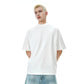 American Street Heavy High Quality Oversized T-Shirt Spring Summer New American Size Patchwork Short-Sleeved T-Shirt for Man