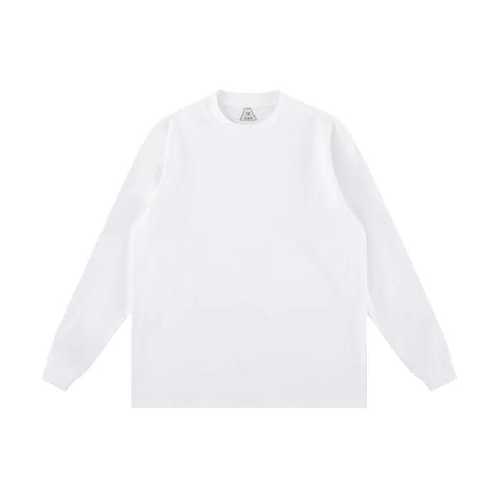 OEM/ODM Custom LOGO High Quality Blank Loose Bottom Casual T-shirt Versatile Streetwear Long Sleeve 260g Over-sized Sweater