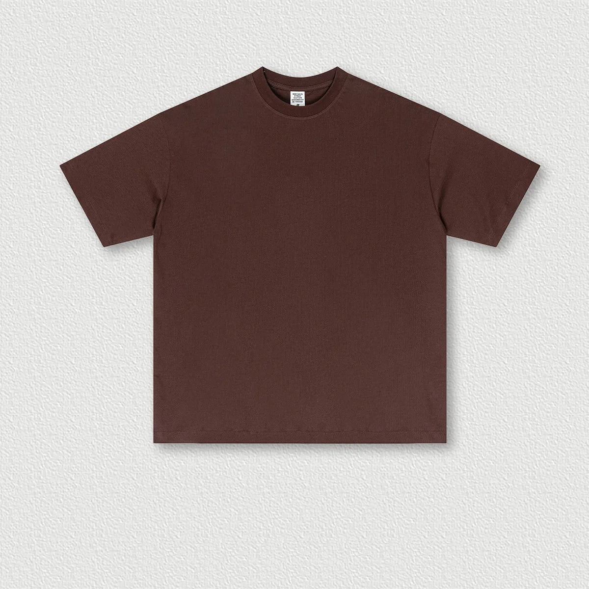 180 Gram Custom Logo American Low-shrinkage High-quality Fashion Brand Shoulder Drop Color Short-sleeved T-shirt for Men