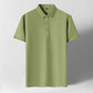 Man Quick Dry Polo Shirts Custom Logo Stiff Collar with Funny Pattern Polyester Cotton Material Quick Delivery Golf Shirts