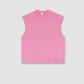 275G 330G 100% Cotton Custom Logo American Fashion Sports Fitness Ripped Crimped T Shirt Five-point Shorts Suit Men