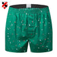 Men's Plaid Print Boxer Shorts 100% Polyester Soft Stretchy Blended Woven Elastic Plus Size Drawstring Men's Shorts