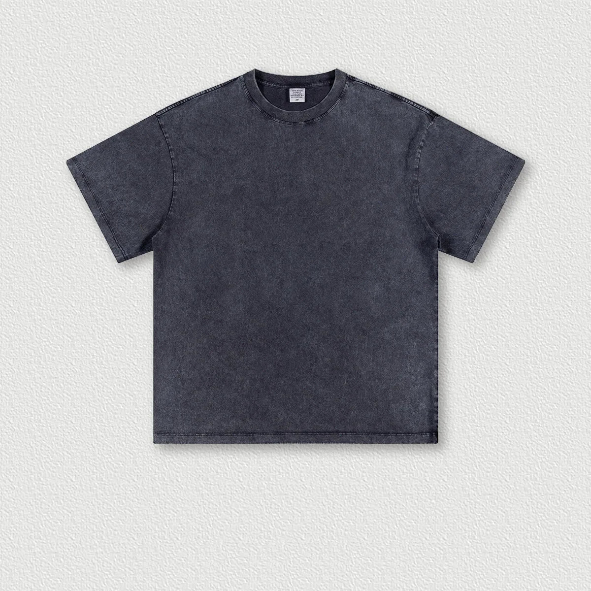 260G Custom Logo Heavyweight 100% Cotton Washing T-shirt Retro Trendy Brand Teenager Loose Blanks T-shirt for Men And Women