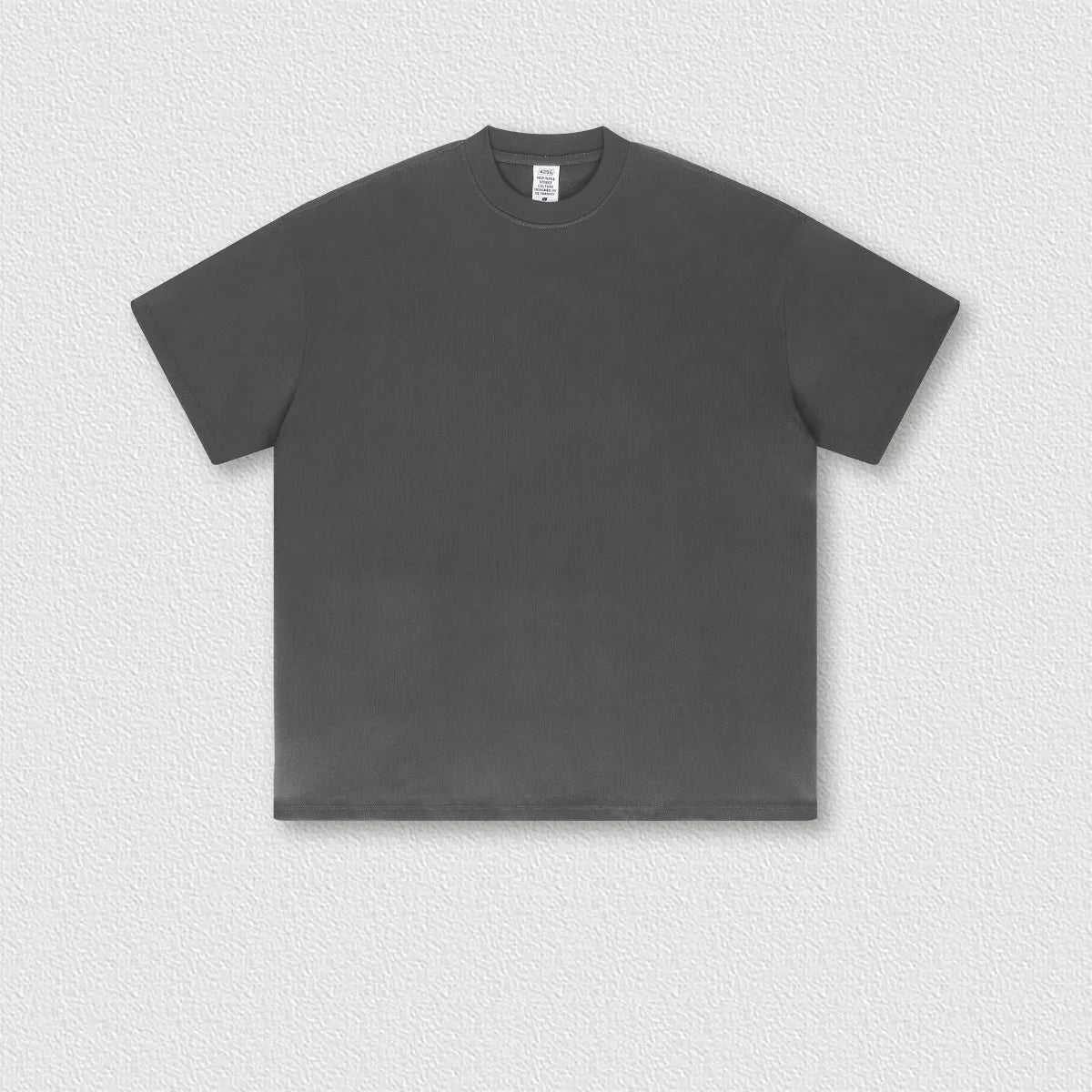425G Heavyweight 100% Cotton Custom Logo Trendy Hip Hop Summer Trendy Brand Heavy Loose Short-sleeved Teen T-shirt Men