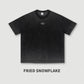 270G Heavyweight 100% Cotton Custom Logo Embroidery Loose T-shirt for Men Casual Suit with Shoulder Drop Print Pattern