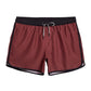 Custom Logo Men's Breathable Swim Shorts Relaxing Mid Waist Hot Shorts Drawstring Closure for Pool Beach Shorts