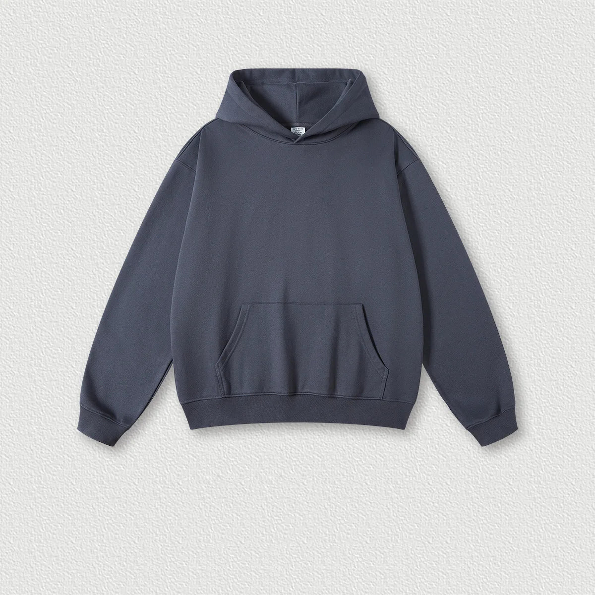 440G Cotton Polyester Custom Logo Heavy Sweatshirt Suit Earth-color Loose Hooded Fashion Sweatshirt Pullover Men's Sets
