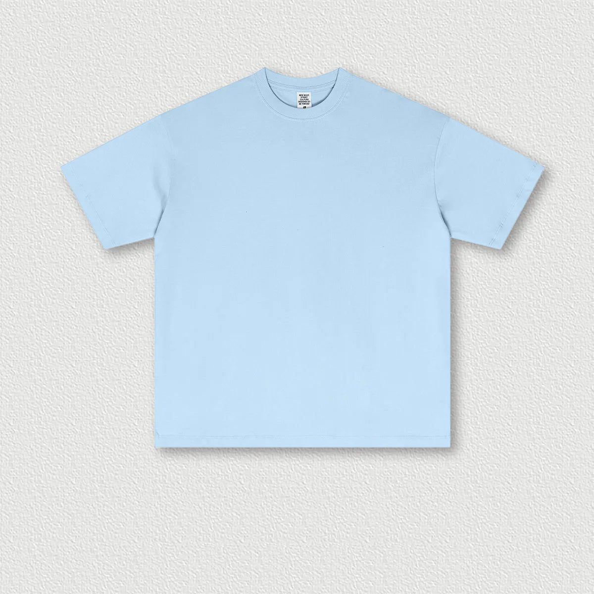 180 Gram Custom Logo American Low-shrinkage High-quality Fashion Brand Shoulder Drop Color Short-sleeved T-shirt for Men
