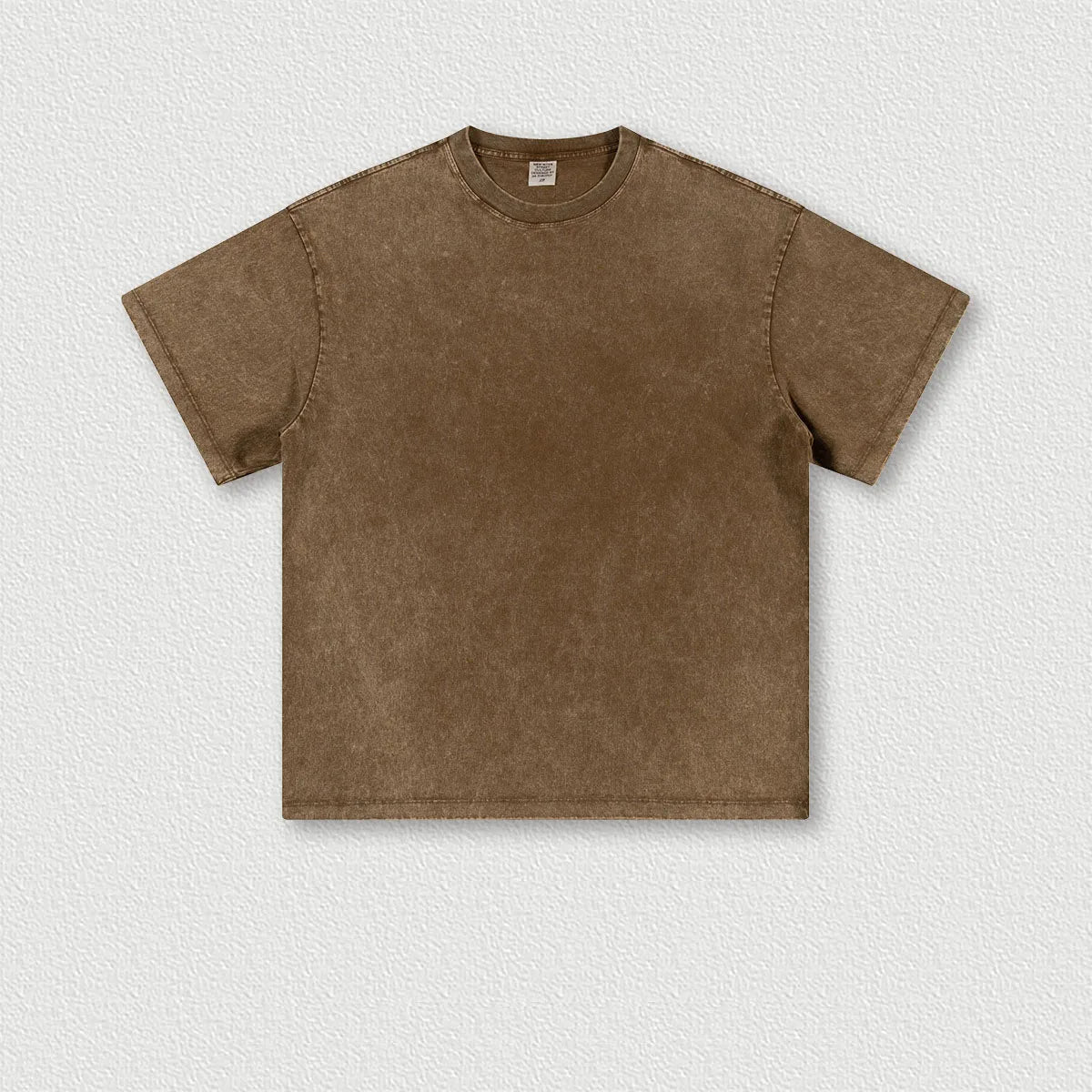 260G Custom Logo Heavyweight 100% Cotton Washing T-shirt Retro Trendy Brand Teenager Loose Blanks T-shirt for Men And Women