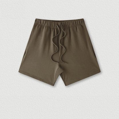 440 Grams 100% Cotton Custom Logo Heavy Teenager Trendy Men Loose Five-point Pants Men Sports Style Casual Shorts