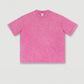 285G 330G 100% Cotton Custom Logo American Trendy Brand Short Sleeve Shorts Suit T-shirt Washed Two-piece Set