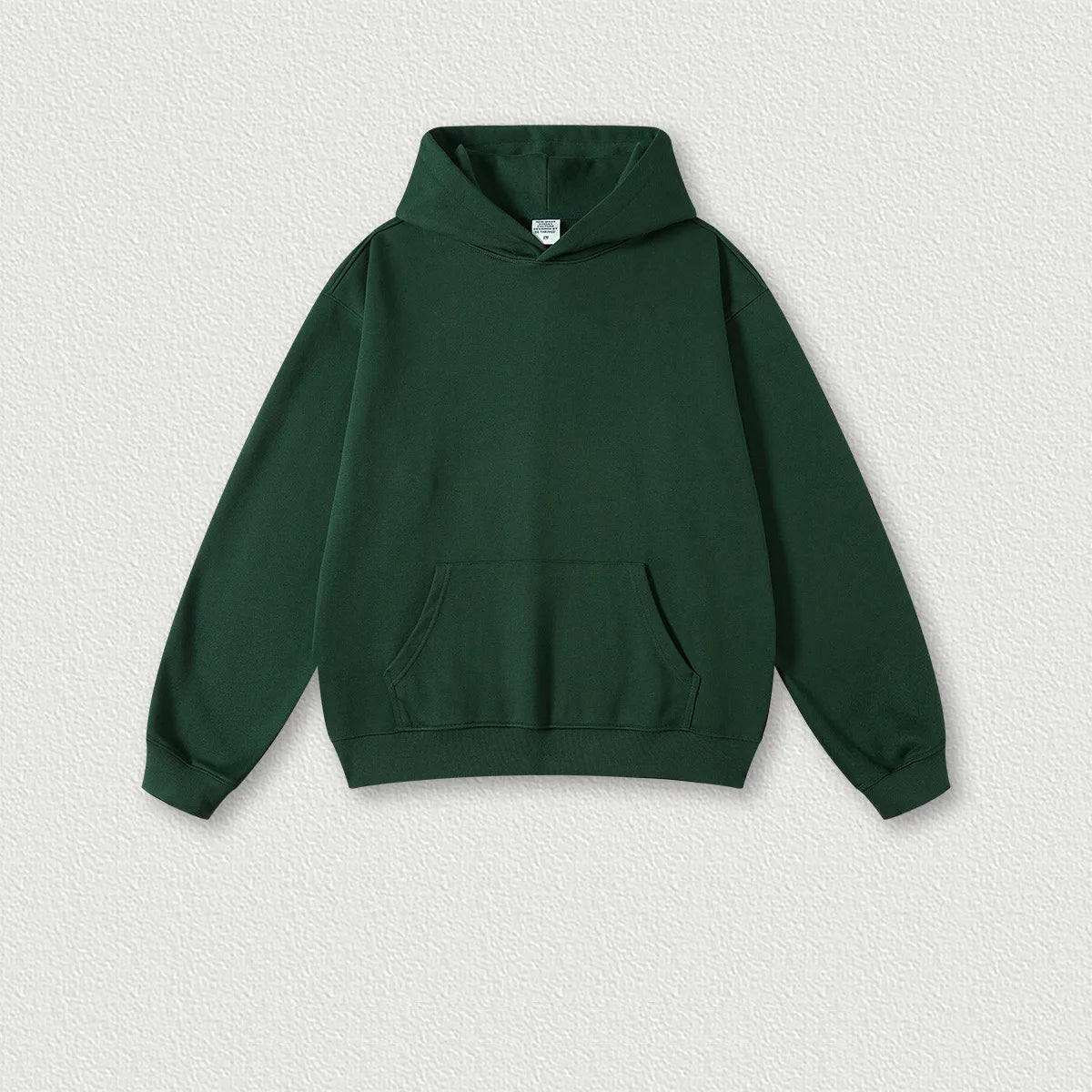 440G Cotton Polyester Custom Logo Heavy Sweatshirt Suit Earth-color Loose Hooded Fashion Sweatshirt Pullover Men's Sets