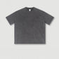 285G 330G 100% Cotton Custom Logo American Trendy Brand Short Sleeve Shorts Suit T-shirt Washed Two-piece Set