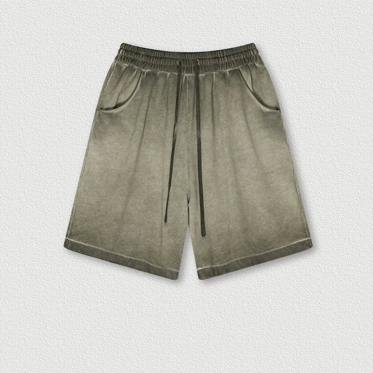 310G Custom Logo Heavyweight Drawstring Casual Sports Shorts Trendy Brand Retro Back Bottom Five-point Shorts