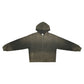 Custom Logo Embroidery Washed Vintage OEM/ODM Men's Autumn Zipper-Up 100% Cotton Long Solid Color Oversized Fleece Sweatshirt