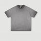 275G 310G Cotton Custom Vintage Washed Anti-bottom Fried Color Casual Short Sleeve Shorts Fashion Brand Men's and Women's Suit