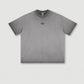 275G 310G 100% Cotton Custom European and American Three-dimensional Embroidered Loose T-shirt Shoulder-beating Casual Set