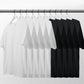 2026 Summer New Product American West Coast Brand Black and White Solid Color T-shirts 220g Combed Cotton Short Sleeves tshirt