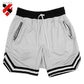 Wholesale Men's French Terry Solid Color Drawstring Breathable Custom Street Wear Side Pocket Mid Waist Print Shorts