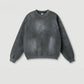 In Stock 360G Cotton Heavyweight Trendy Brand Street Gradient Fleece-lined Loose Sweat Men's Casual Two-piece Set Hoodie