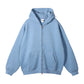 Men Hoodie Double-ended Zipper Pullover High Quality Blank Zip up Hoodies Fleece Cotton 350g Mens Hooded Jacket