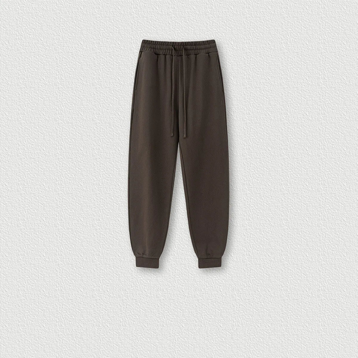 440G High Quality Heavyweight Custom Logo Basic Solid Color Heavy Trendy Casual Sweatshirt Suit Sports Pants Hoodie