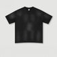285 Grams 100% Cotton Heavy Weight Plain-patterned Shoulder-loose Rolled-up Short-sleeved Monkey Washed Oversize TShirt