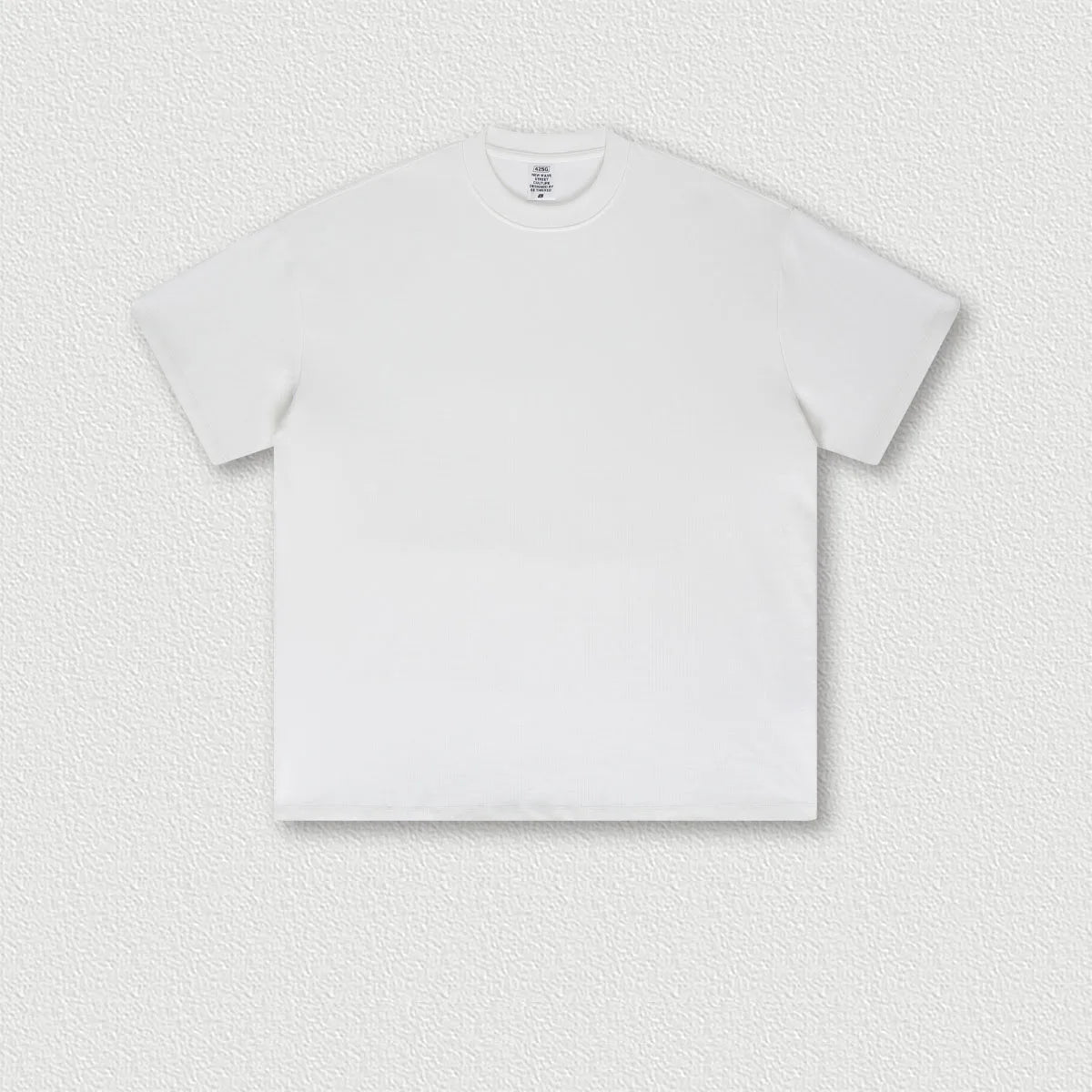 425G Heavyweight 100% Cotton Custom Logo Trendy Hip Hop Summer Trendy Brand Heavy Loose Short-sleeved Teen T-shirt Men