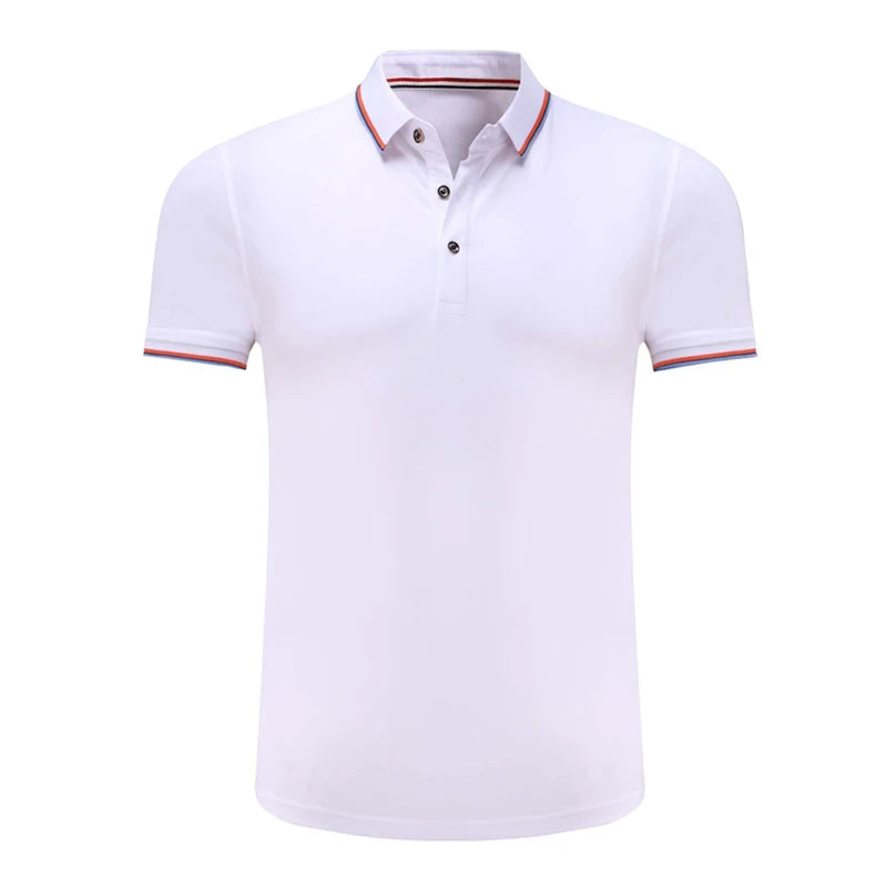 Men's Blank for Shirts Hot Selling Custom Logo Solid Color Uniform Golf for Shirt Knitted Breathable Formal Short Sleeve Polo Shirts