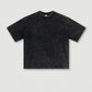 285 Grams Custom Logo Summer American Heavy Weight Batik Short Sleeve Loose Washed Retro Old T-shirt Men's Fashion