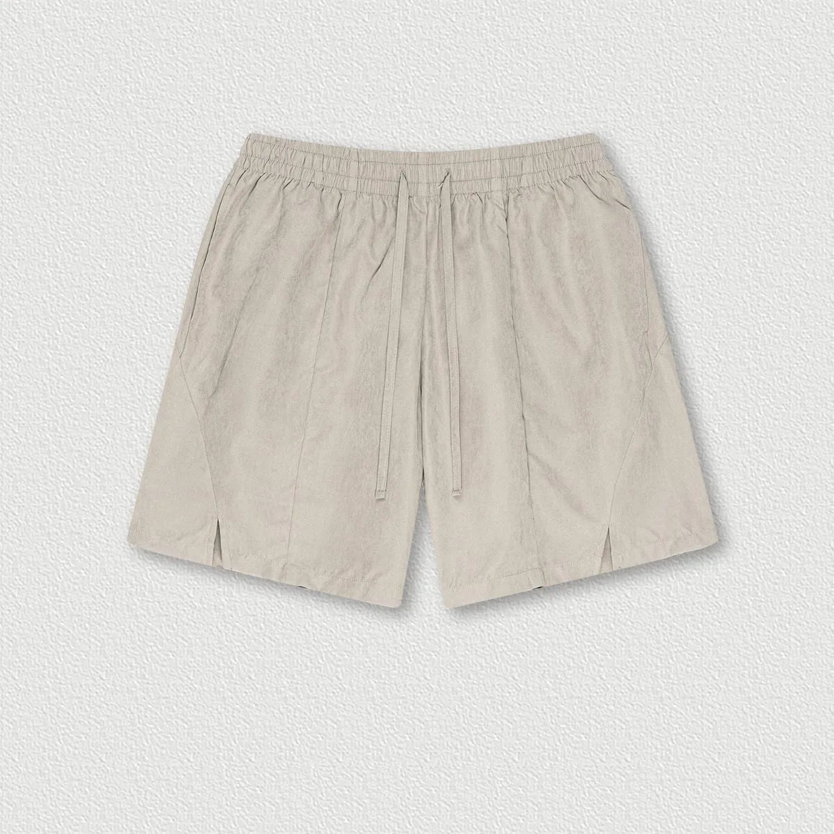 160 Grams Custom logo American Fashion Brand Satin Beach Fabric Pants Waterproof Quick-drying Casual Shorts for Men