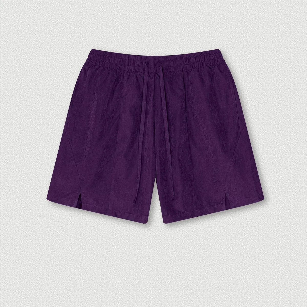 160 Grams Custom logo American Fashion Brand Satin Beach Fabric Pants Waterproof Quick-drying Casual Shorts for Men