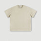 345G 100% Cotton Custom Logo Heavyweight New Trendy Brand Basic Short-sleeved Pure Cotton Loose Casual T-shirt for Men