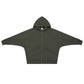 Men Hoodie Double-ended Zipper Pullover High Quality Blank Zip up Hoodies Fleece Cotton 350g Mens Hooded Jacket