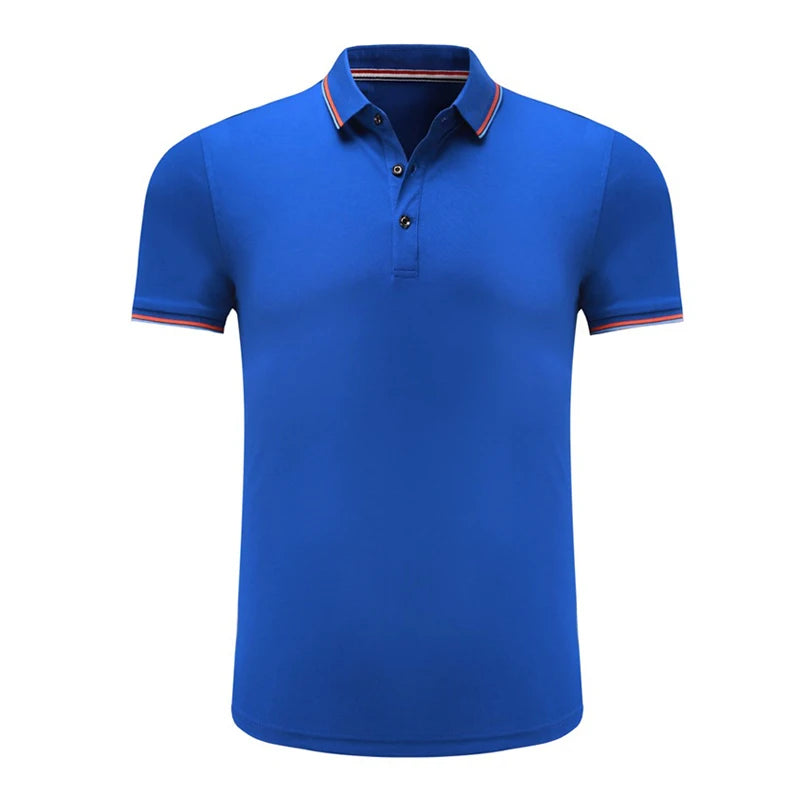 Men's Blank for Shirts Hot Selling Custom Logo Solid Color Uniform Golf for Shirt Knitted Breathable Formal Short Sleeve Polo Shirts