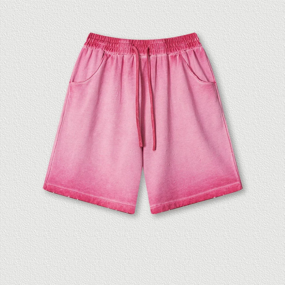 310G Custom Summer American High Street Washed Casual Shorts Trendy Brand Loose Sports Pants Men's Trendy Man's Shorts