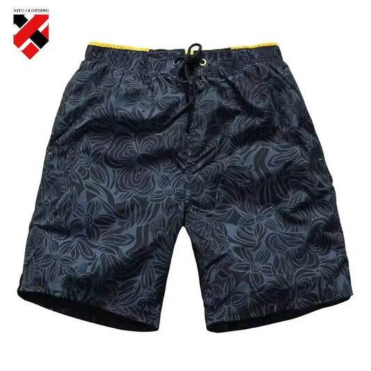 Men's Plaid Print Boxer Shorts 100% Polyester Soft Stretchy Blended Woven Elastic Plus Size Drawstring Men's Shorts