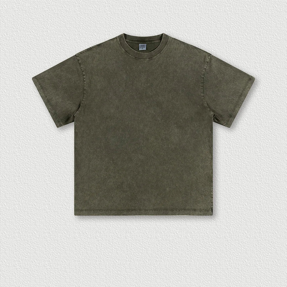 260G Custom Logo Heavyweight 100% Cotton Washing T-shirt Retro Trendy Brand Teenager Loose Blanks T-shirt for Men