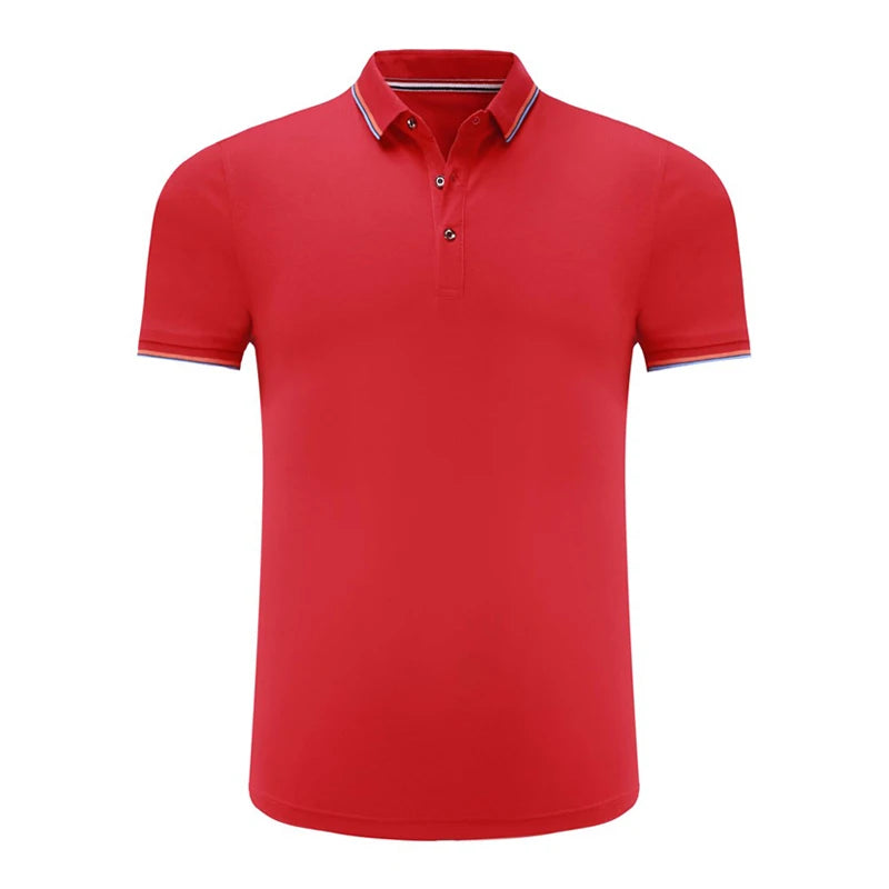 Men's Blank for Shirts Hot Selling Custom Logo Solid Color Uniform Golf for Shirt Knitted Breathable Formal Short Sleeve Polo Shirts