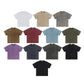 260G Custom Logo Heavyweight 100% Cotton Washing T-shirt Retro Trendy Brand Teenager Loose Blanks T-shirt for Men And Women