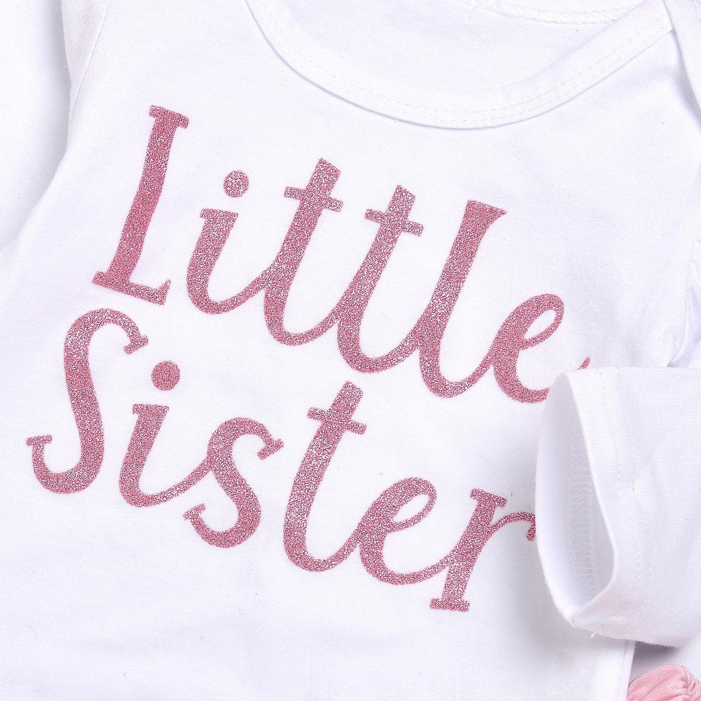 Newborn Baby Girl Clothes Baby Girl Outfits Long Sleeve Letter Print Romper Floral Pants Headband 3PCS Clothing Set 191048