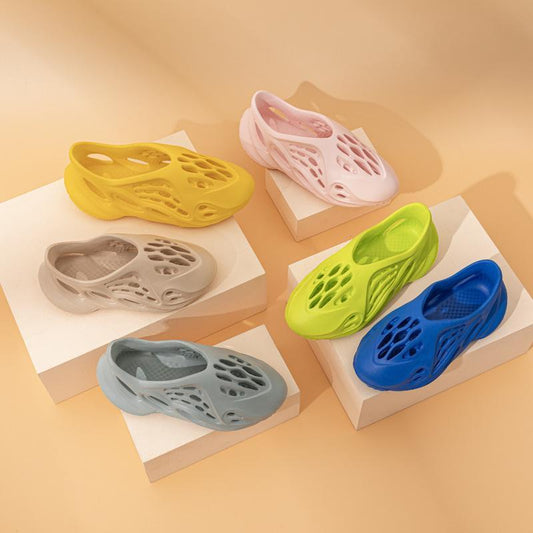 Cross-border Coconut Hole Shoes Sandals Boys And Girls Non-slip Platform Beach Shoes V6