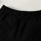 Baby Boys Outfits Letter Print Splice Shirts Shorts 2PCS Clothes Set Black SH-303-3