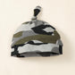 Kid fashion Boys Clothes Fist Bump Romper Winter OOTD Camouflage Pants Hat 3Pcs Outfits Black 32109604