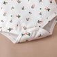 Baby Outfits For Baby Girls Small Flower Spring Long Sleeve Romper Fall Straps Suspender Skirts 2Pcs Clothes Set White GF122207003