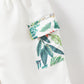 Baby Fashion Ready Stock Boys Clothes OOTD Animals Print Turn-down Collar Shirt Elastic Shorts 2Pcs Summer Outfits M623228