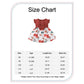 Baby Girl Dress Ruffle Short Sleeve Floral Dress Baby Girl Summer Dress Casual Dress Red SH1912622