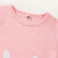 Toddler Baby Girl Clothes Baby Girls Summer Outfits Girls Short Sleeve Cute Rabbits Print Top Shorts Set Pink WL2005796